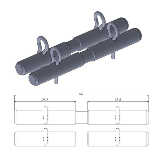 Moto-Master Bremsekloss pinne