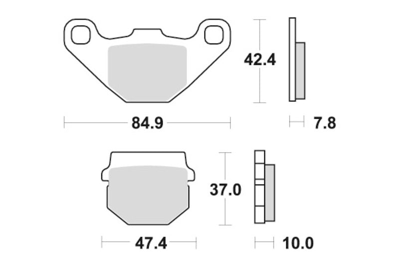 Sbs Bremseklosser HM Scooter