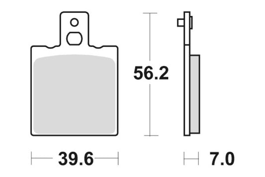 Sbs Bremseklosser Carbon Tech