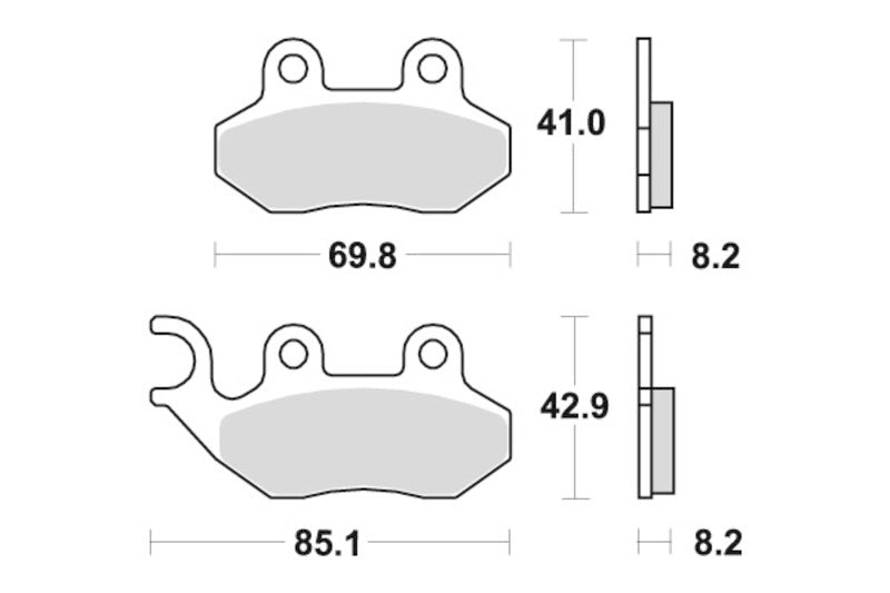 Sbs Bremseklosser Carbon Tech