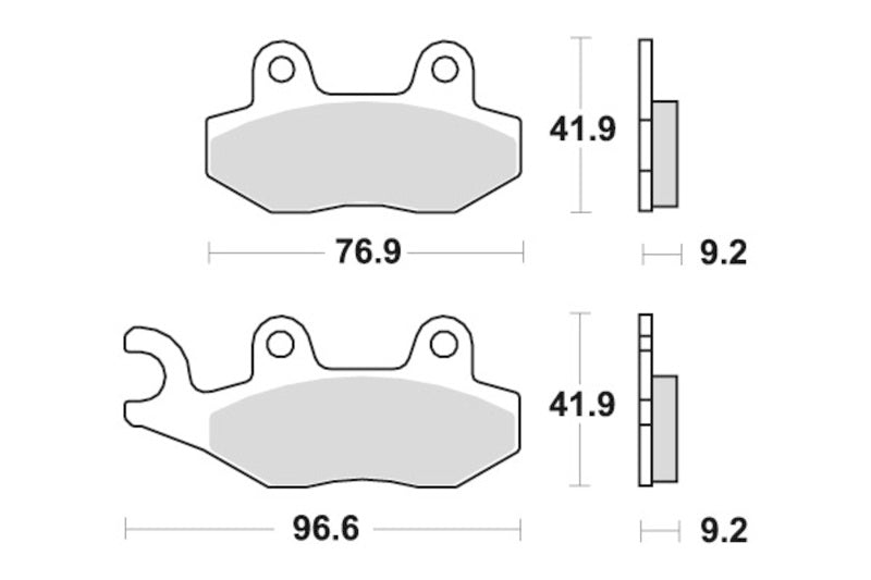 Sbs Bremseklosser Carbon Tech