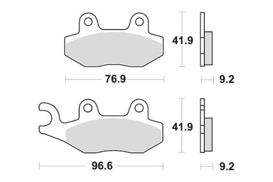 Sbs Bremseklosser Carbon Tech