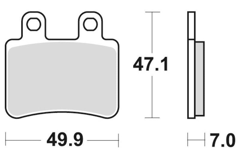 Sbs Bremseklosser Carbon Tech