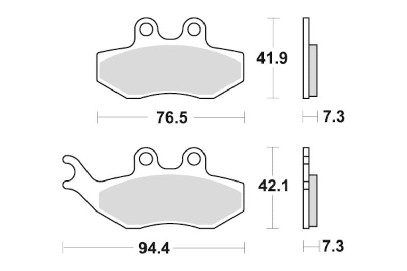 Sbs Bremseklosser Carbon Tech