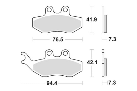 Sbs Bremseklosser Carbon Tech