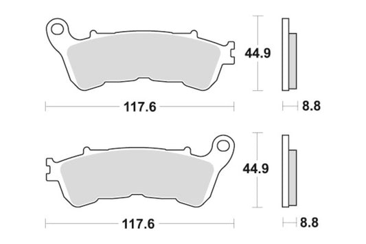 Sbs Bremseklosser Keramisk