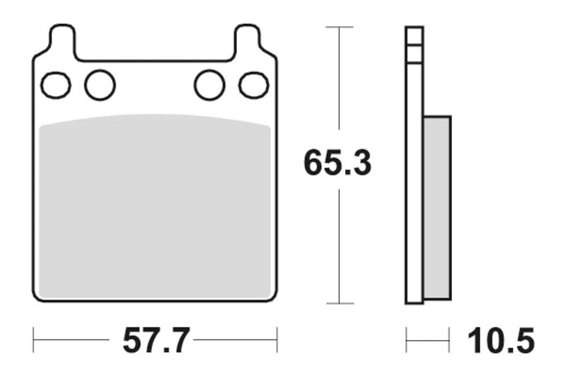 Sbs Bremseklosser Keramisk