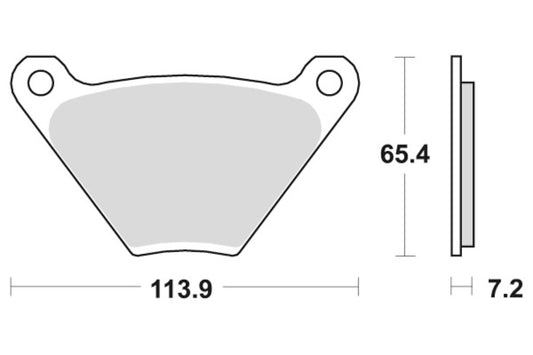 Sbs Bremseklosser Carbon Tech