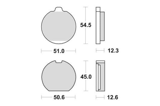 Sbs Bremseklosser Keramisk