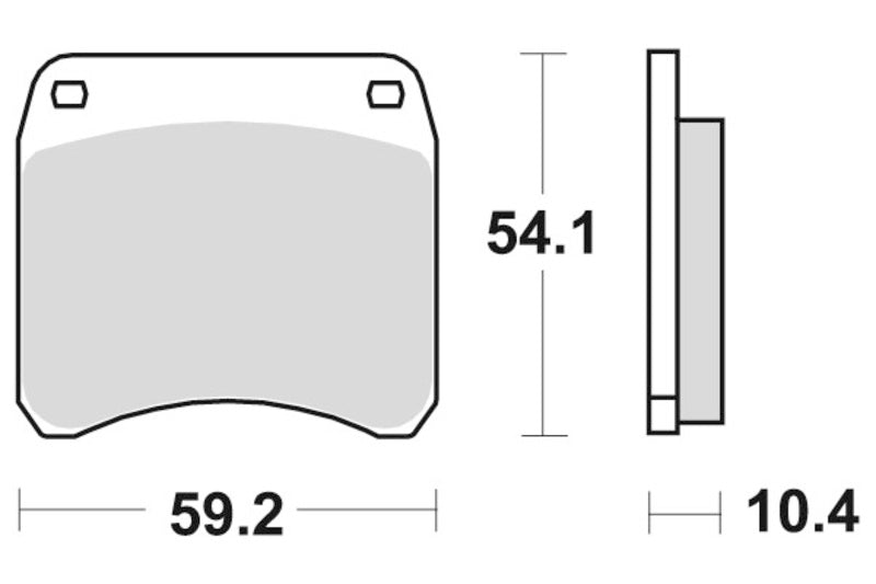 Sbs Bremseklosser Dual Carbon