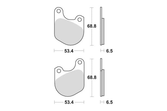 Sbs Bremseklosser Carbon Tech