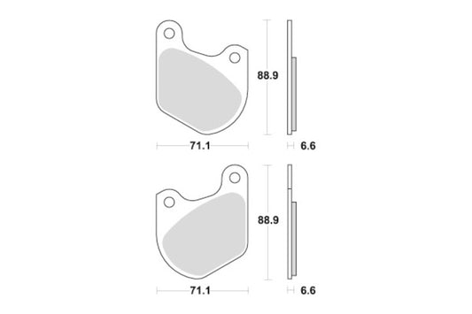 Sbs Bremseklosser Carbon Tech
