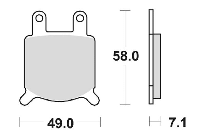 Sbs Bremseklosser Carbon Tech