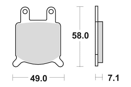 Sbs Bremseklosser Carbon Tech