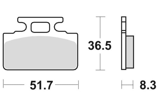  Sbs Brakepads Ceramic