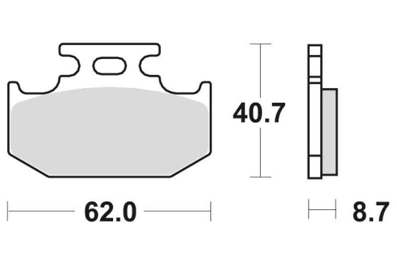 Sbs Bremseklosser Keramisk