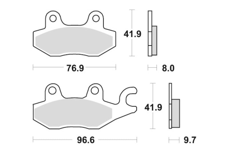 Sbs Bremseklosser Keramisk
