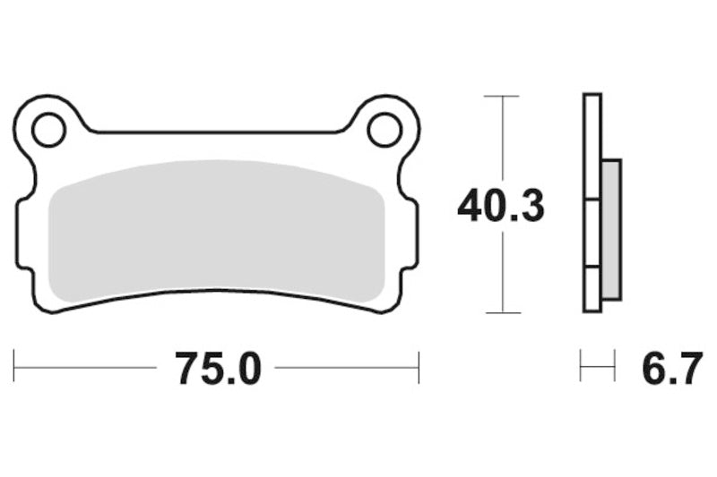 Sbs Bremseklosser Keramisk