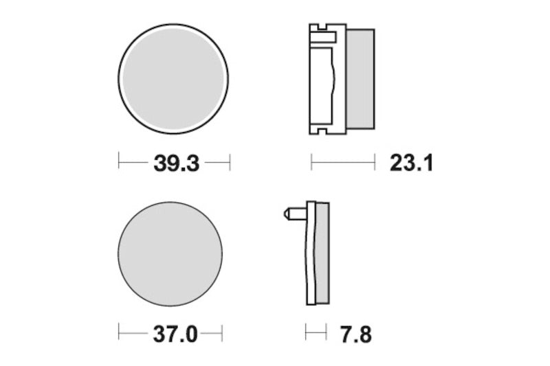 Sbs Bremseklosser Racing Sinter