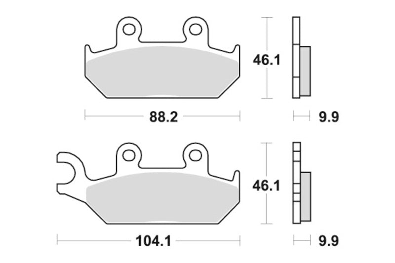 Sbs Bremseklosser Keramikk