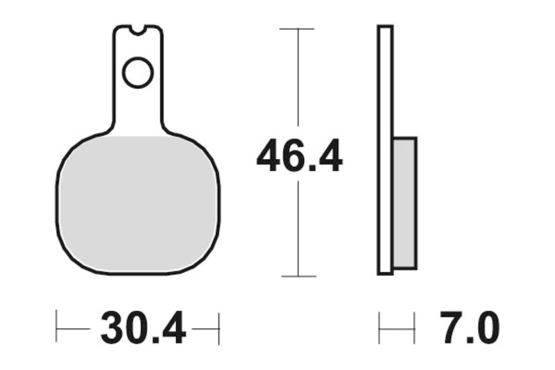 SBS bremseklosser DUAL CARBON