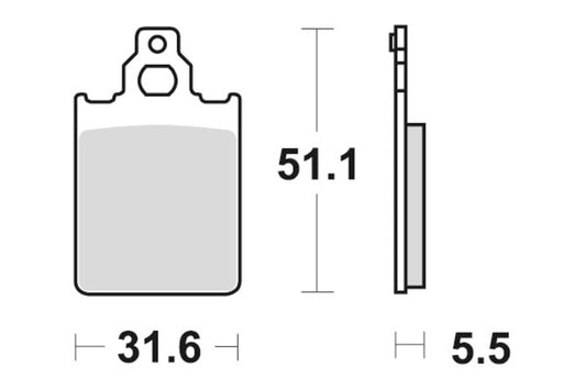Sbs Bremseklosser Keramisk