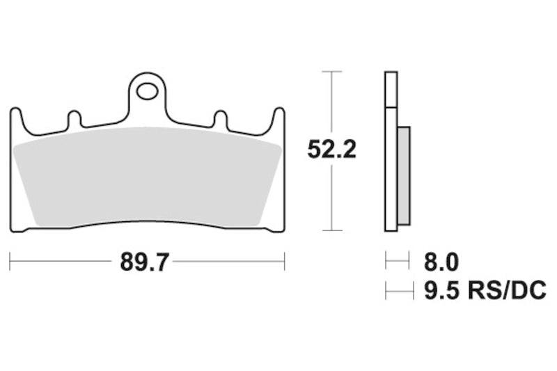 Sbs Bremseklosser Carbon Tech