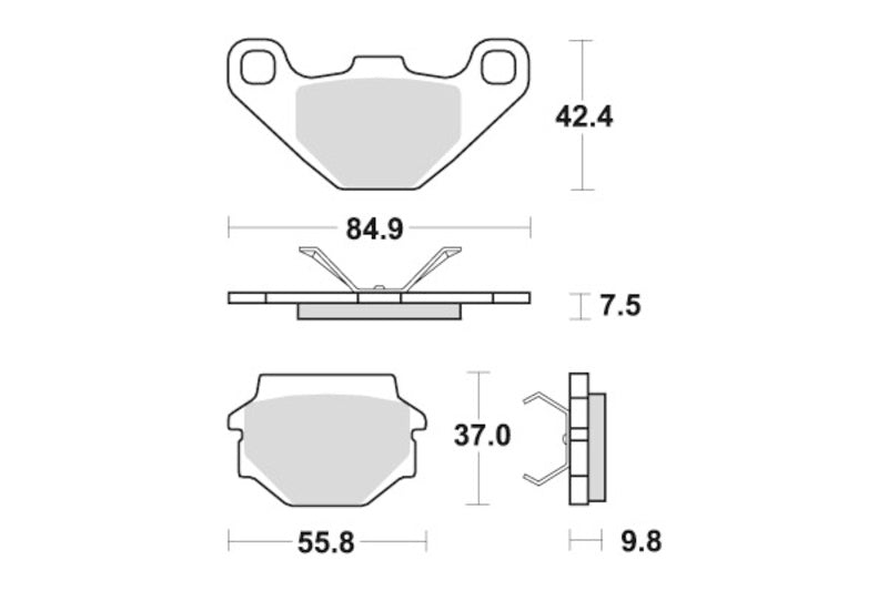 Sbs Bremseklosser Racing Sinter