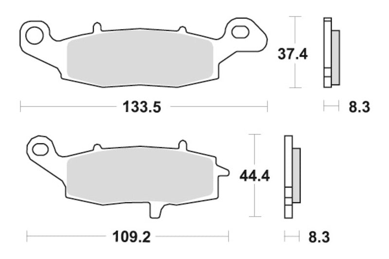 Sbs Bremseklosser Keramikk