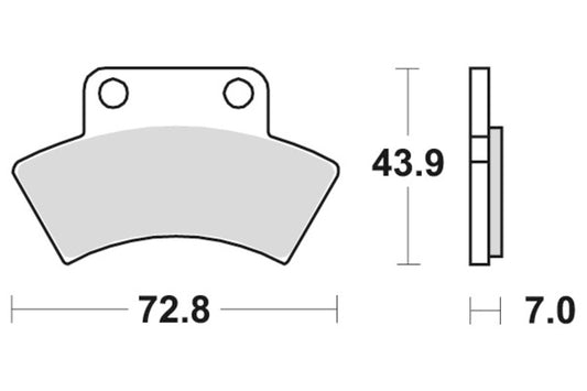 Sbs Bremseklosser Racing Sinter