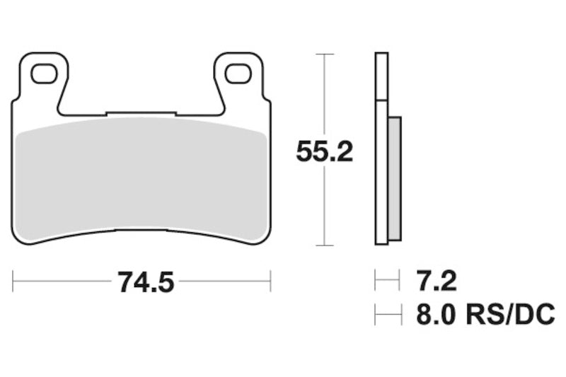 Sbs Bremseklosser Keramisk