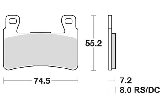 Sbs Bremseklosser Keramisk