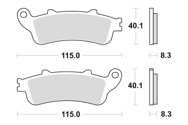 Sbs Bremseklosser Keramisk