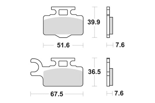 Sbs Bremseskiver Racing Sintert