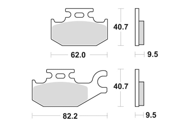 Sbs Bremseklosser Keramisk