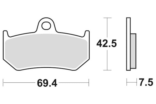 Sbs Bremseklosser Keramisk