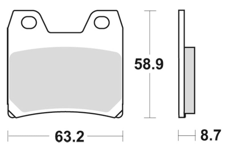Sbs Bremseklosser Keramisk