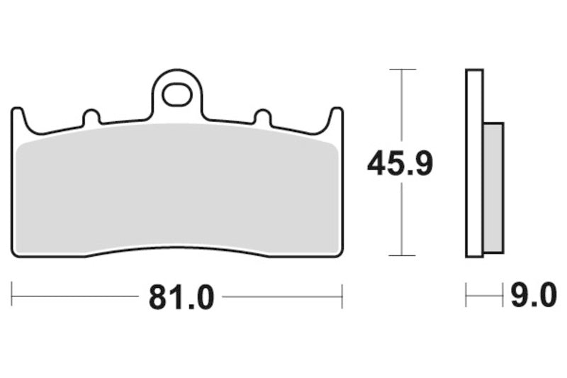 Sbs Bremseklosser Keramisk