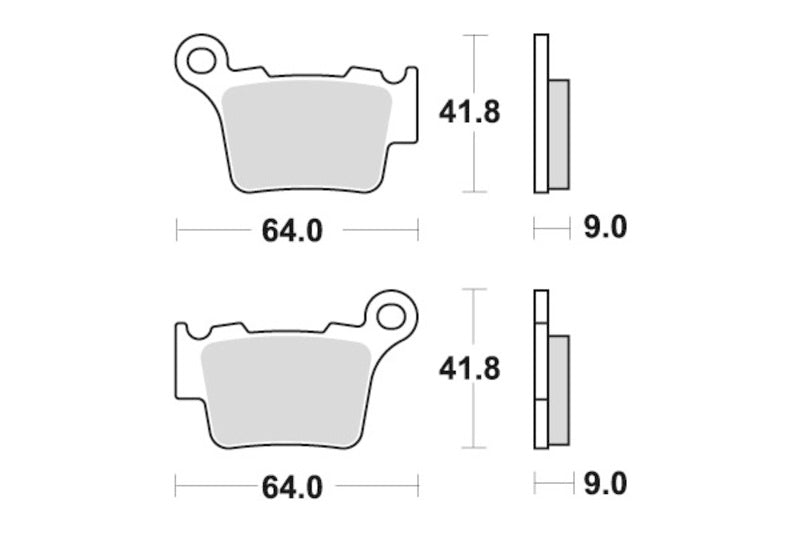 Sbs Bremseklosser Racing Sintert