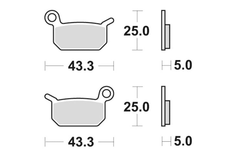 Sbs Bremseklosser Racing Sinter