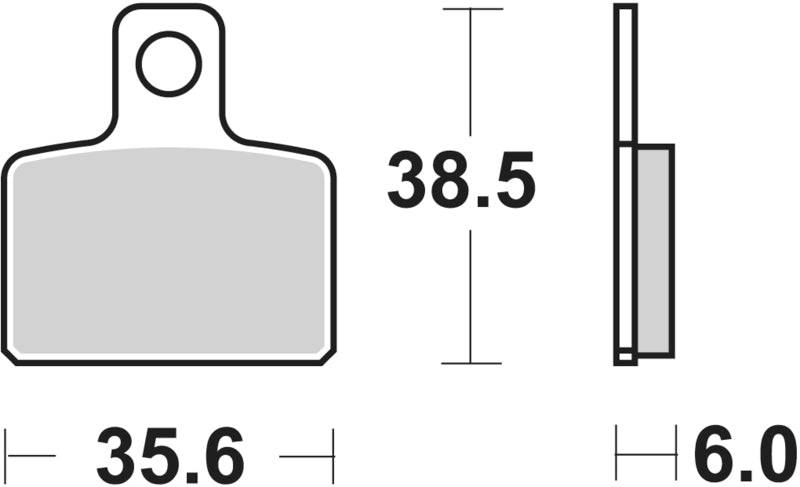 Sbs Bremseklosser Keramisk