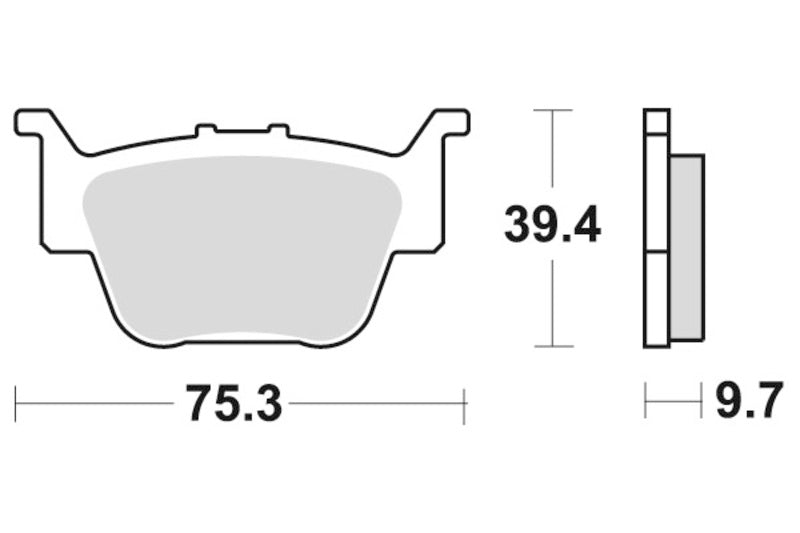Sbs Bremseklosser Racing Sinter