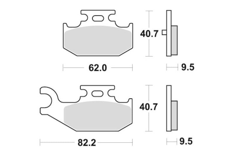 Sbs Bremseklosser Racing Sinter