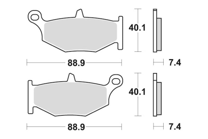 Sbs Bremseklosser Keramisk