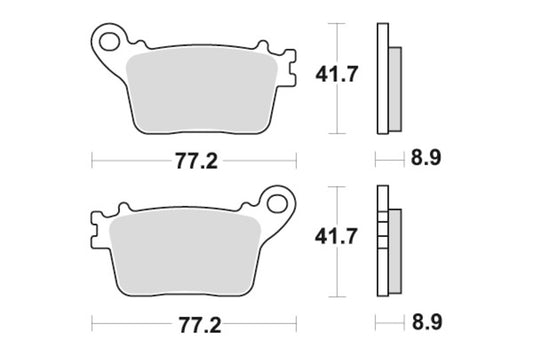 Sbs Bremseklosser Keramisk
