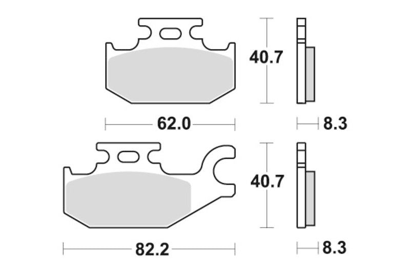 Sbs Bremseklosser Racing Sinter