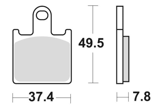 Sbs Bremseklosser Dual Carbon