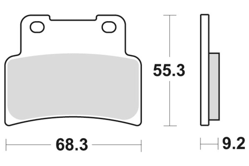 Sbs Bremseklosser Dual Carbon