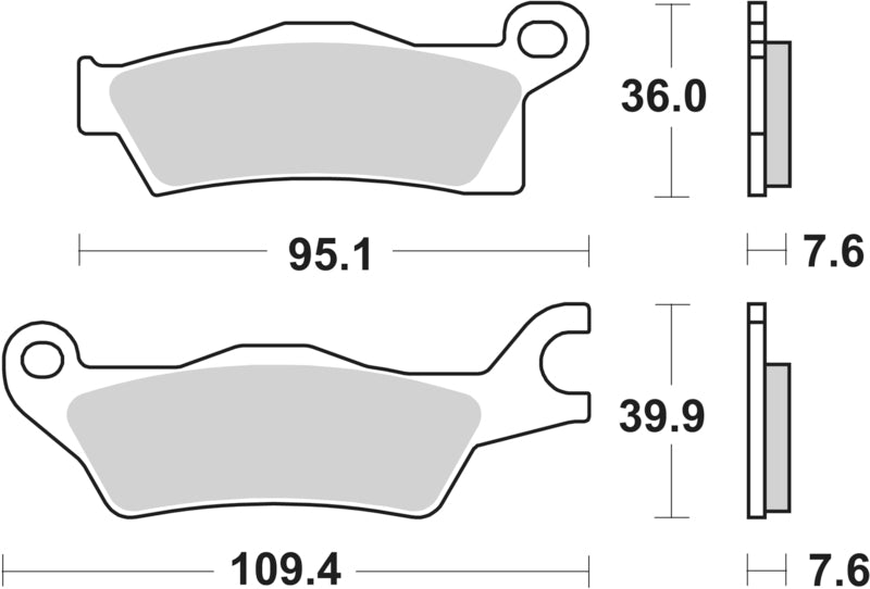 Sbs Bremseklosser Racing Sinter