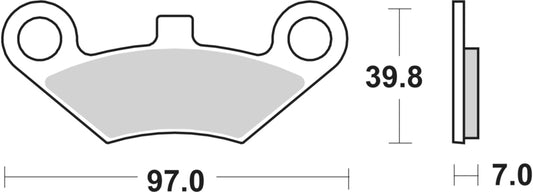 Sbs Bremseklosser Racing Sinter